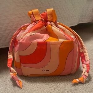 Calpak Insulated Groovy Pink Lunch Bag